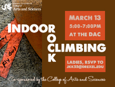 rock climbing flyer