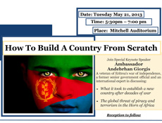 How to Build a Country from Scratch Flyer