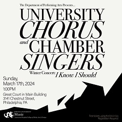 University Chorus and Chamber Singers