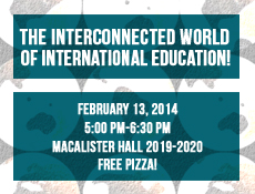 International Education Information Session flyer