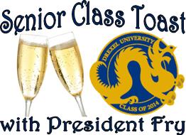Senior Class Toast with President Fry