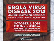 Ebola event promo