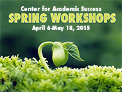 CAS Spring Workshops