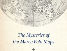 Detail of Olshin's book cover of The Mysteries of the Marco Polo Maps
