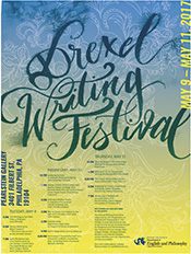 Writing festival schedule expanded below