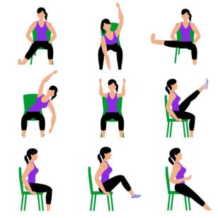 Chair Yoga Stretches For Office Workers 15 Wellness Points