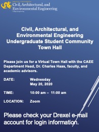 May 20 UG town hall