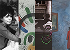 Collage of four image details from Founding Collection