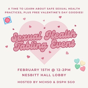 Sexual Health Tabling Event