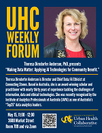 UHC Weekly Forum: Dr. Theresa Dirndorfer Anderson