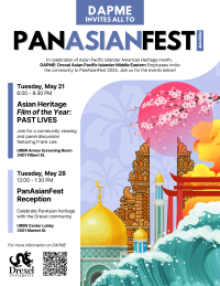 In celebration of Asian Pacific Islander American Heritage Month, DAPME: Dr
