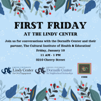 First Friday flyer