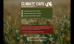 Climate Cafe flyer