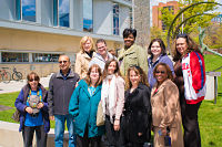 Walking Club members group photo