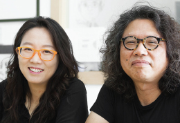 Lim Hyueng-Nam and Roh Eun-Joo