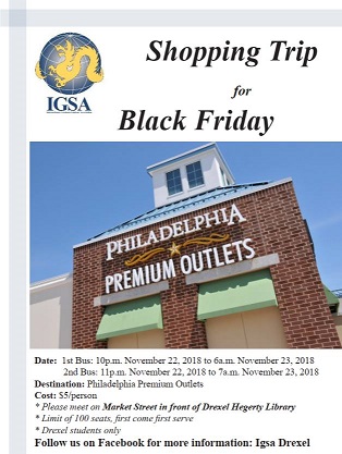 IGSA Black Friday Shopping Flyer