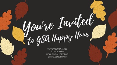 GSA Happy Hour Flyer