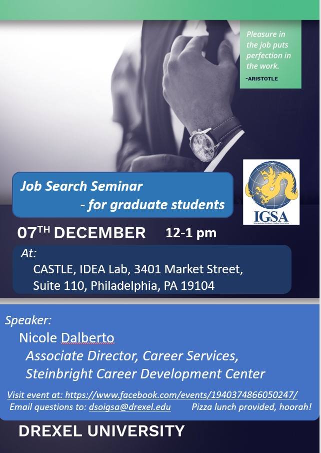 IGSA Job Search Seminar