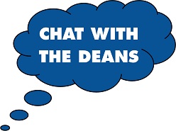 Chat with the Deans Logo