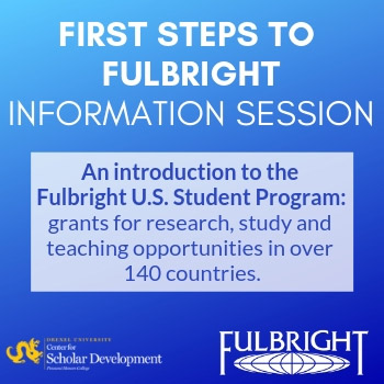 First Steps to Fulbright event image