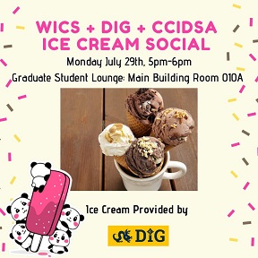 DIG Ice Cream Social Flyer and Info