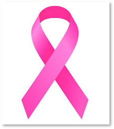 Pink cancer ribbon