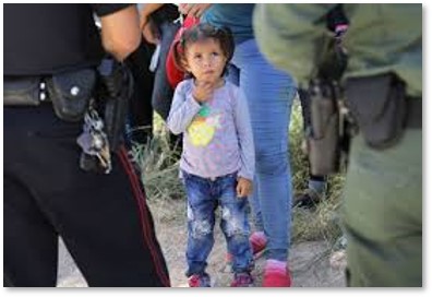 Child at US/Mexico border