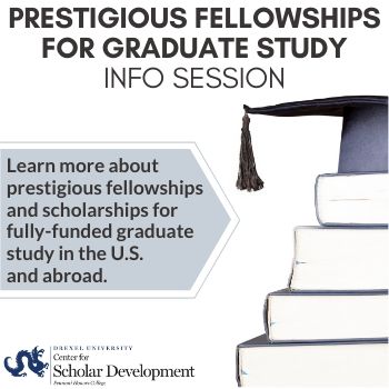Prestigious fellowships for graduate study img