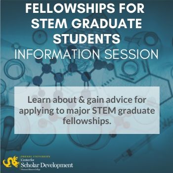 Fellowships for STEM Grad Students image