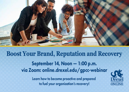 FREE DREXEL WEBINAR: Boost Your Brand, Reputation and Recovery
