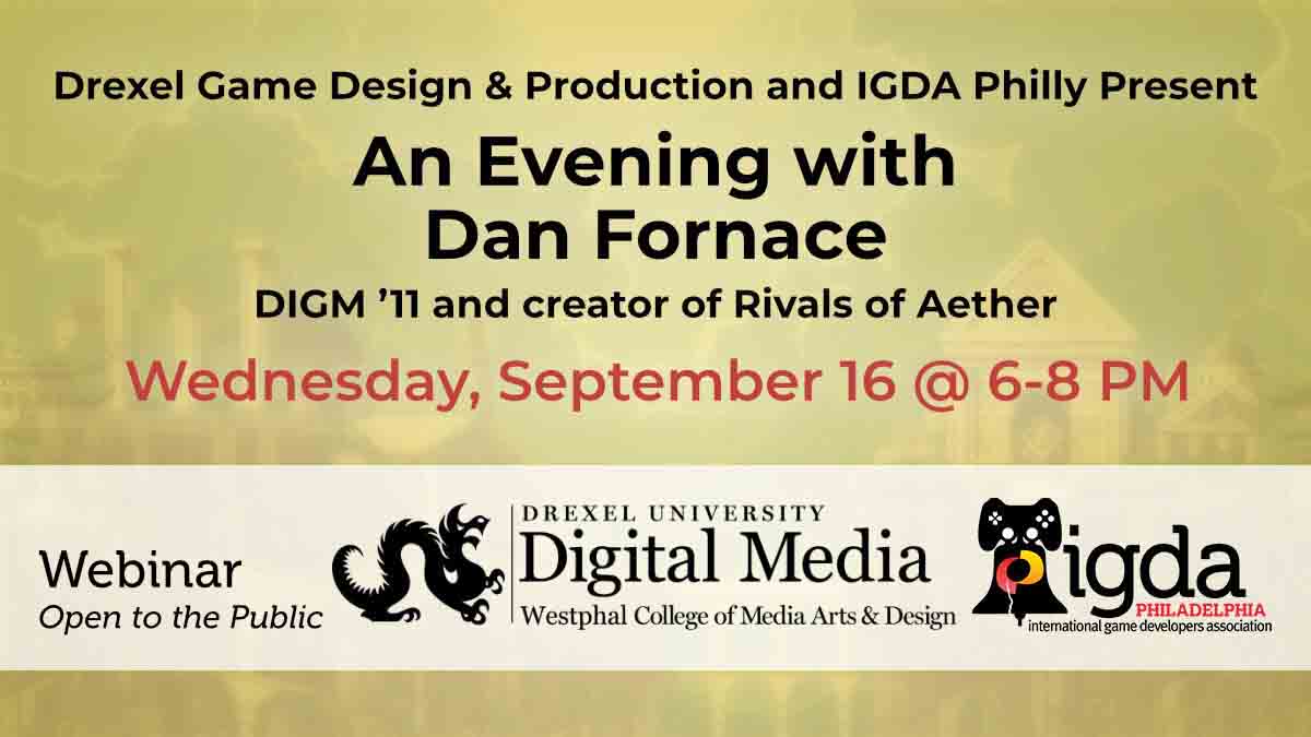 An Evening with Dan Fornace Graphic