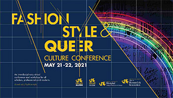 Fashion, Style & Queer Culture Conference promotional graphic