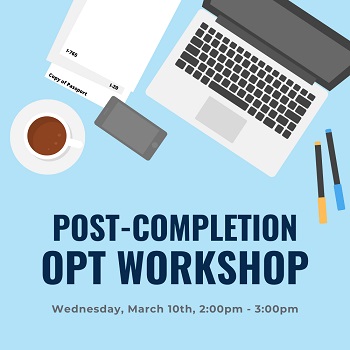 Photo of computer and workshop title