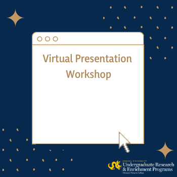 Virtual Presentation Workshop
