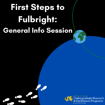 First Steps to Fulbright: general informaion session