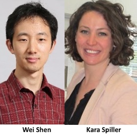 Wei Shen and Kara Spiller