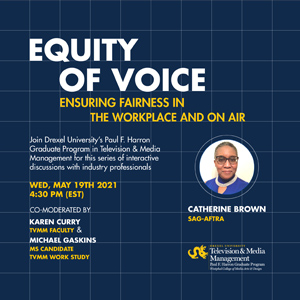 Equity of Voice Webinar Series graphic