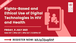 Webinar on ethical use of digital technologies in HIV and health