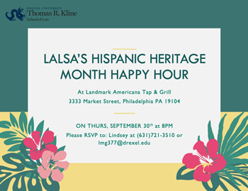 LALSA's Hispanic Heritage Month Happy Hour