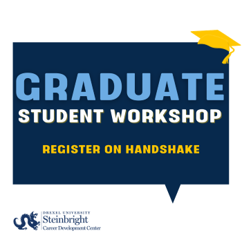 Graphic that says Graduate Student Workshop