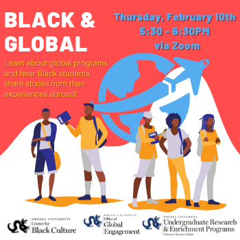 Black & Global - come hear from a panel of your peers!