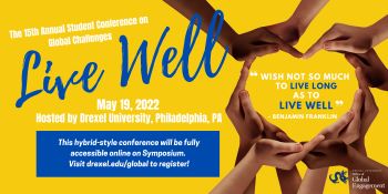 15th Annual Student Conference on Global Challenges: Live Well