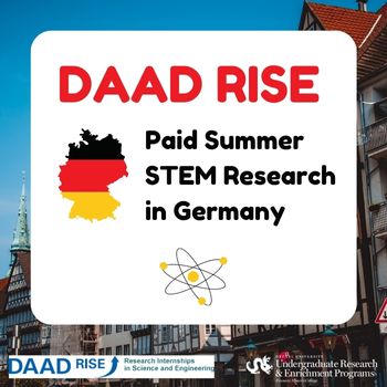 DAAD RISE: Paid Summer STEM Research in Germany