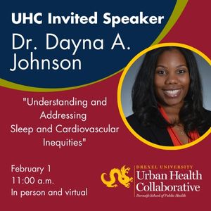 RSVP for UHC Invited Speaker Dr. Dayna A. Johnson
