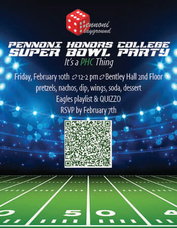 Pennoni Playground: Super Bowl party