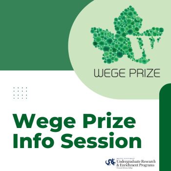 Wege Prize Info Session