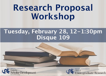 Research Proposals Workshop