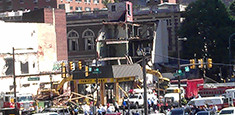 Market St building collapse