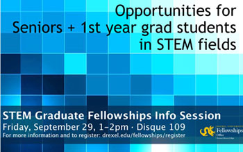 STEM Graduate Fellowships event image
