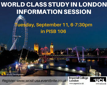 World Class Study in London event image